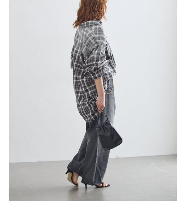 journal standard L'essage「JANE SMITH/ジェーンスミス COTTON FLANNEL OVERSIZED SHIRT シャツ」|シャツ・ブラウス|