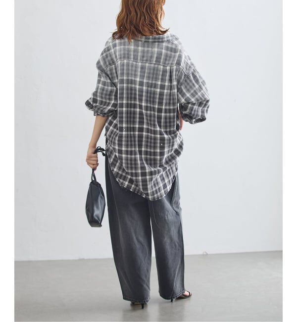 journal standard L'essage「JANE SMITH/ジェーンスミス COTTON FLANNEL OVERSIZED SHIRT シャツ」|シャツ・ブラウス|