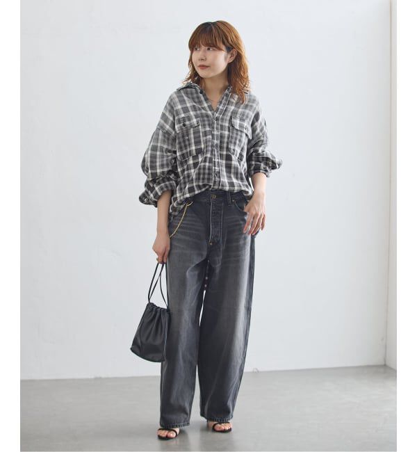 journal standard L'essage「JANE SMITH/ジェーンスミス COTTON FLANNEL OVERSIZED SHIRT シャツ」|シャツ・ブラウス|