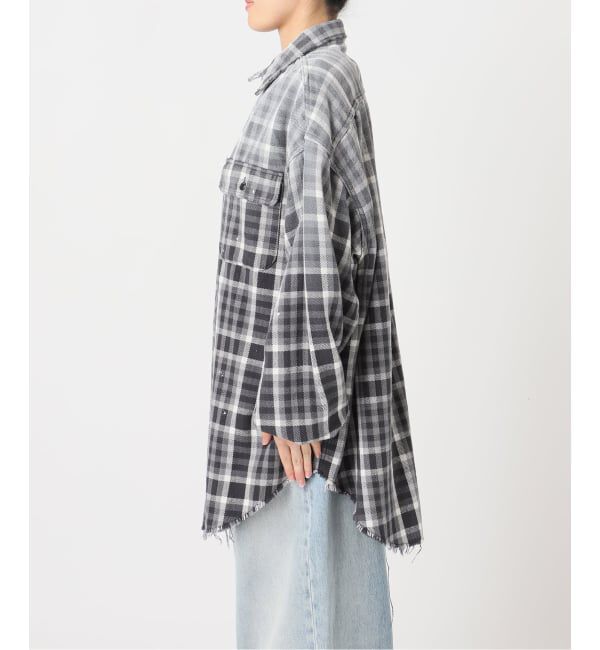 journal standard L'essage「JANE SMITH/ジェーンスミス COTTON FLANNEL OVERSIZED SHIRT シャツ」|シャツ・ブラウス|