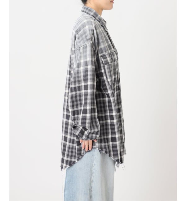 journal standard L'essage「JANE SMITH/ジェーンスミス COTTON FLANNEL OVERSIZED SHIRT シャツ」|シャツ・ブラウス|