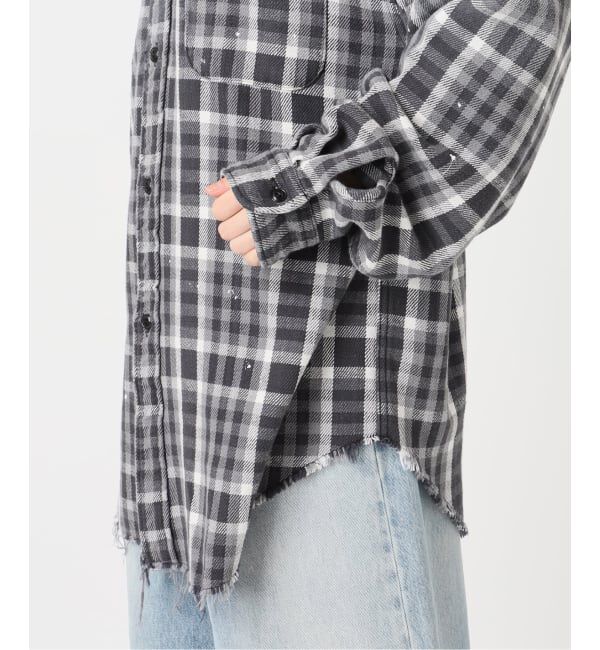 journal standard L'essage「JANE SMITH/ジェーンスミス COTTON FLANNEL OVERSIZED SHIRT シャツ」|シャツ・ブラウス|