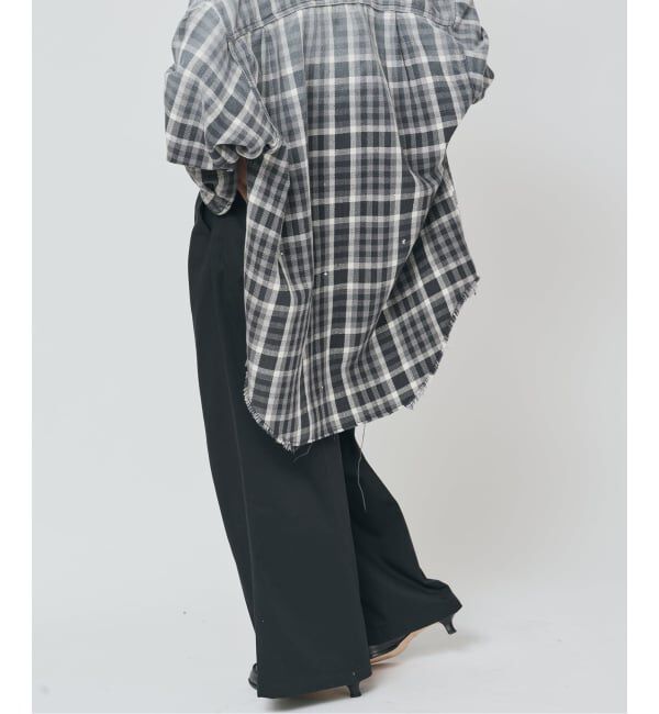 journal standard L'essage「JANE SMITH/ジェーンスミス COTTON FLANNEL OVERSIZED SHIRT シャツ」|シャツ・ブラウス|