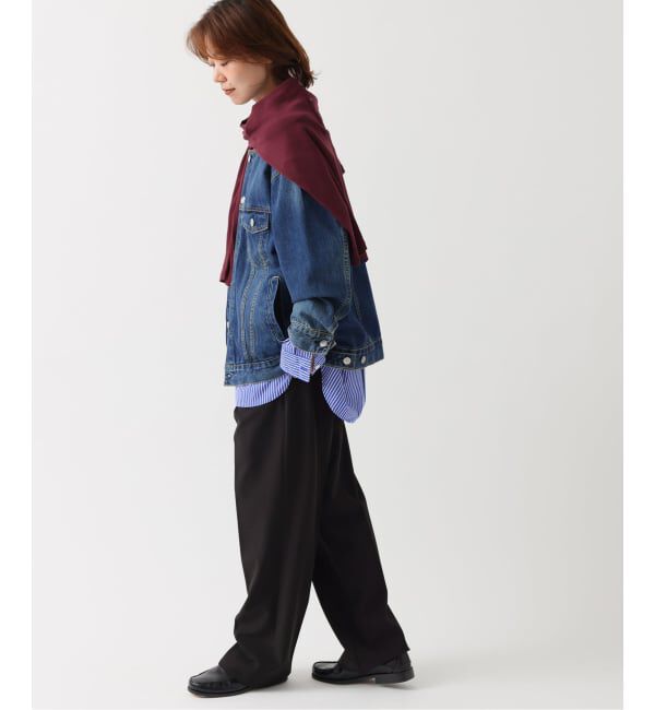 JOURNAL STANDARD relume「《追加予約 / 新色》コンパクトコットンストライプビッグシャツ」|シャツ・ブラウス|