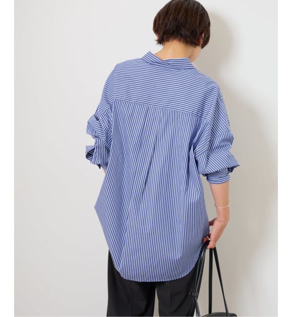 JOURNAL STANDARD relume「《追加予約 / 新色》コンパクトコットンストライプビッグシャツ」|シャツ・ブラウス|