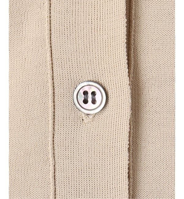 Spick and Span「《接触冷感》ICE FINE Vネックカーディガン」|カーディガン|