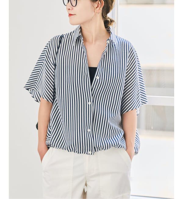 Spick and Span「エアリーストライプドルマンシャツ」|シャツ・ブラウス|