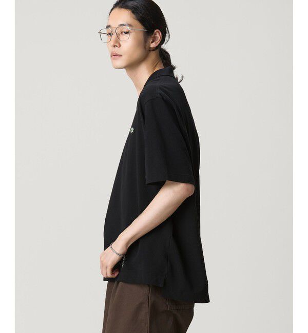 LACOSTE「L.12.12アレンジ スキッパーネックポロシャツ」|ポロシャツ|