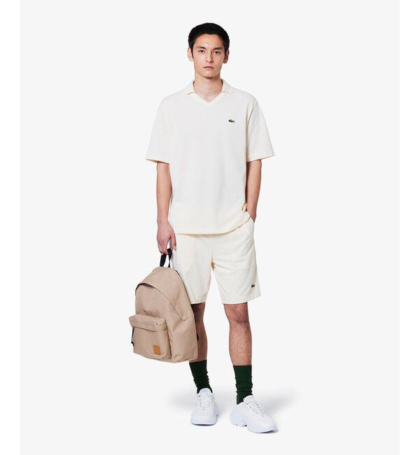 LACOSTE「L.12.12アレンジ スキッパーネックポロシャツ」|ポロシャツ|