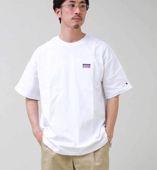 GLOSTER「【CONVERSE】プレートロゴ 半袖Tシャツ」|Tシャツ・カットソー|