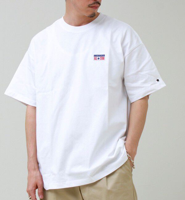 GLOSTER「【CONVERSE】プレートロゴ 半袖Tシャツ」|Tシャツ・カットソー|