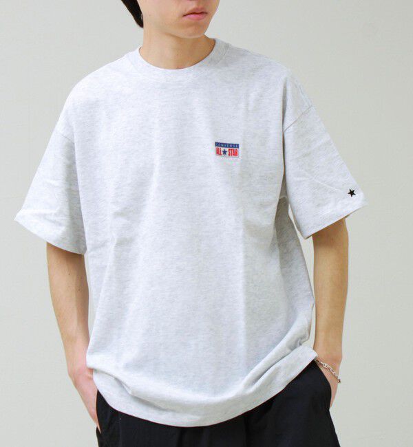 GLOSTER「【CONVERSE】プレートロゴ 半袖Tシャツ」|Tシャツ・カットソー|エクリュ