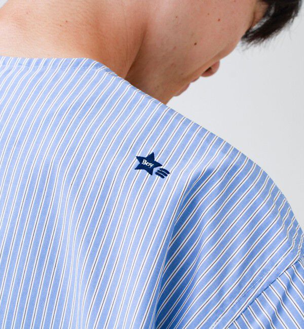 GLOSTER「【BOY ASTLAD刺繍】スリーピングシャツ プルオーバーシャツ」|シャツ・ブラウス|