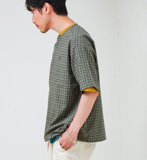 GLOSTER「【BOY ASTLAD刺繍】スリーピングシャツ プルオーバーシャツ」|シャツ・ブラウス|