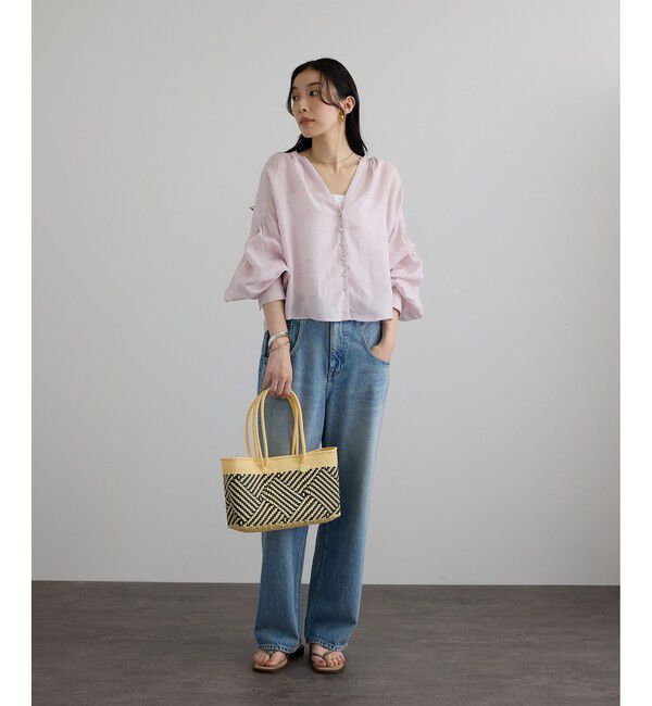 SALON adam et rope'「【Letra（レトラ）for SALON】PRAYA short XS / ロングハンドル」|トートバッグ|