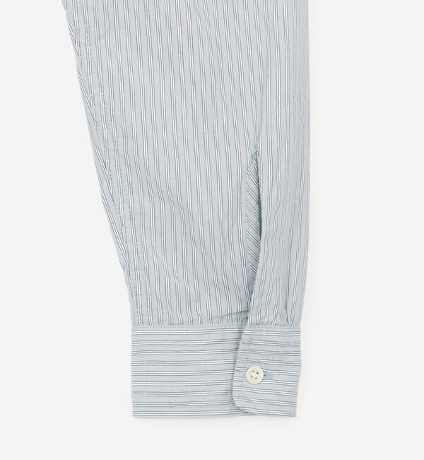  「INDIA INDUSTRY | コットン バンドカラーブザムチュニックシャツ STRIPE WOMEN」|シャツ・ブラウス|