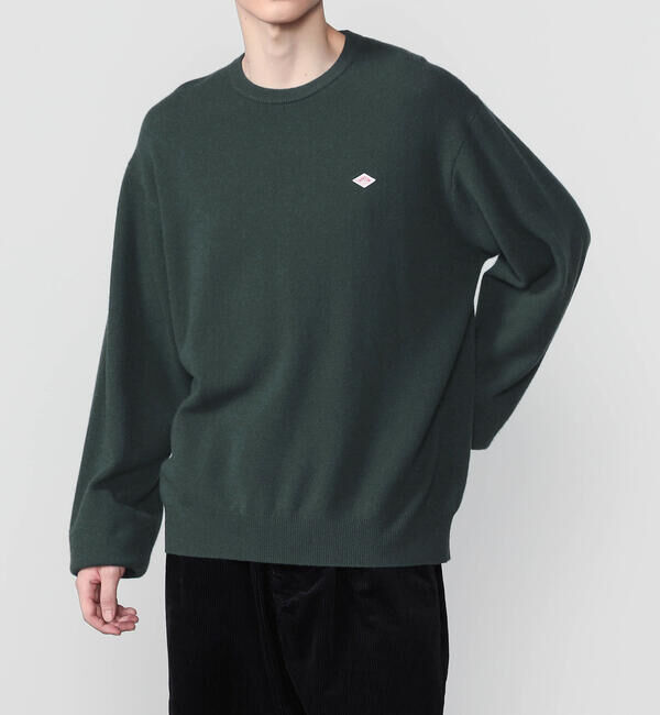 DANTON「DANTON | ラムウール クルーネックニットプルオーバー MEN」|ニット・セーター|