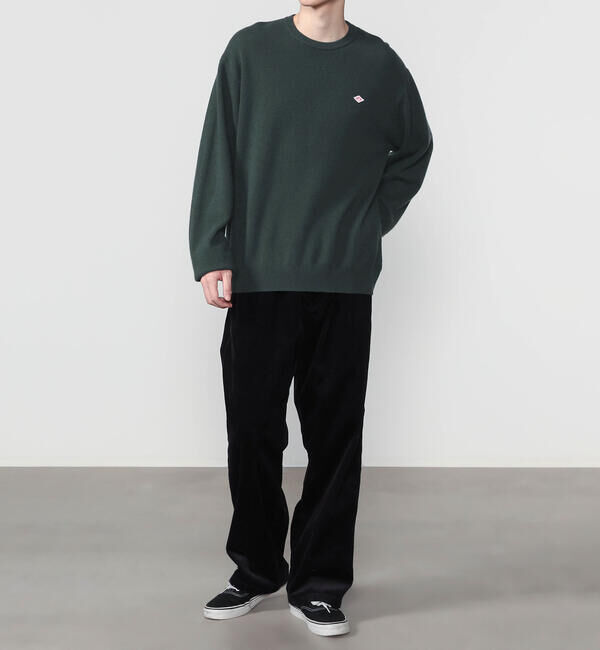 DANTON「DANTON | ラムウール クルーネックニットプルオーバー MEN」|ニット・セーター|