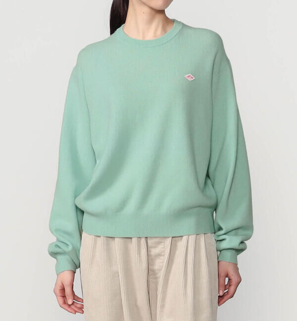 DANTON「DANTON | ラムウール クルーネックニットプルオーバー WOMEN」|ニット・セーター|
