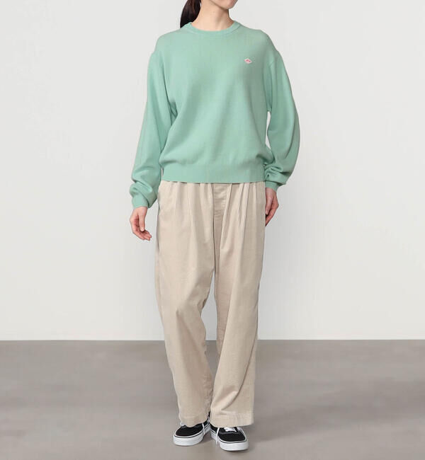 DANTON「DANTON | ラムウール クルーネックニットプルオーバー WOMEN」|ニット・セーター|