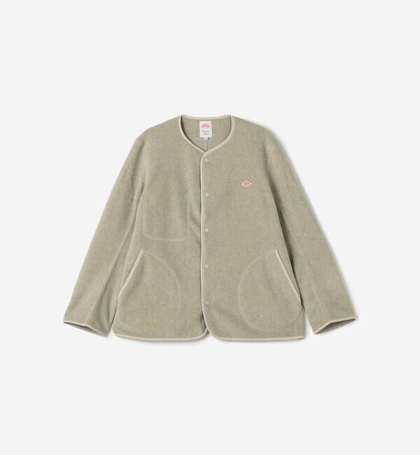 DANTON「DANTON | フリース カラーレスジャケット MEN」|Tシャツ・カットソー|