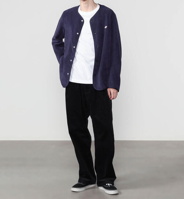 DANTON「DANTON | フリース カラーレスジャケット MEN」|Tシャツ・カットソー|