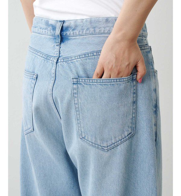  「ドロストデニムパンツ」|デニム|