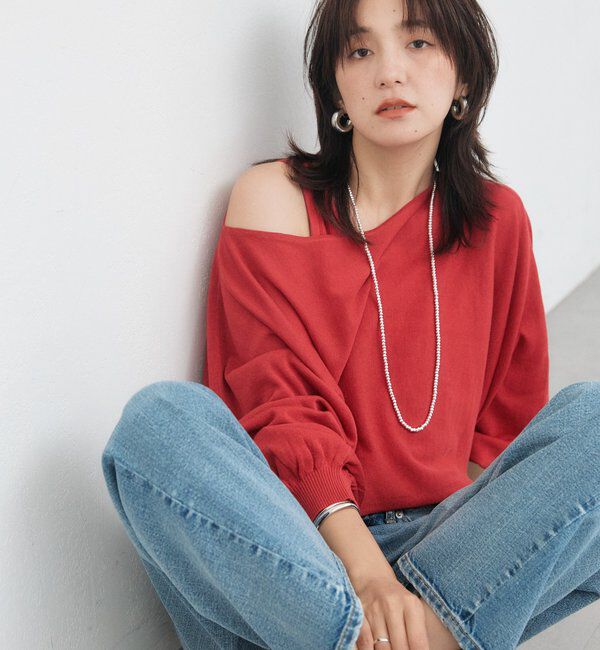  「【A・MONN】【セット着用可】tank KNIT」|ニット・セーター|