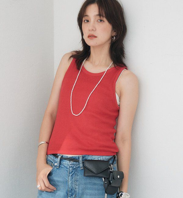  「【A・MONN】【セット着用可】tank KNIT」|ニット・セーター|