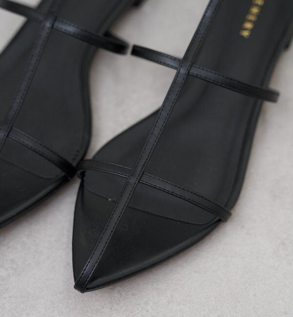  「【再入荷】ポインテッドサンダル」|サンダル|