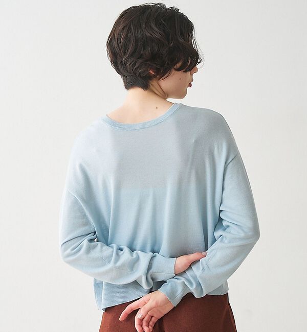 collex「クルーネックショート丈カーディガン【予約】」|カーディガン|