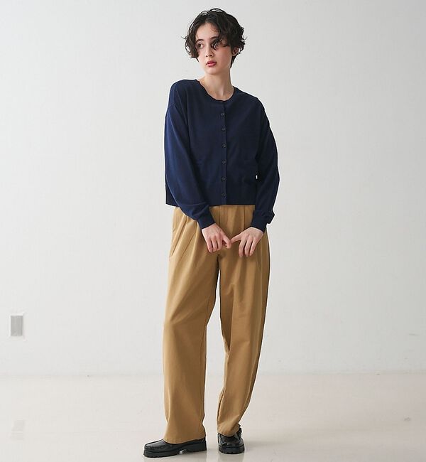 collex「クルーネックショート丈カーディガン【予約】」|カーディガン|