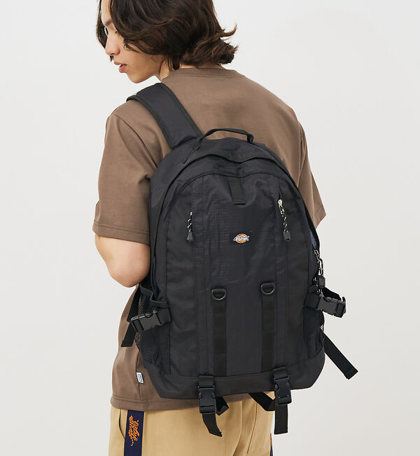 ABAHOUSE「【DICKIES/ディッキーズ】RIPSTOP MT BACKPACK 8031」|リュック|ブラック