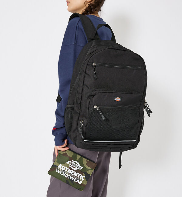 ABAHOUSE「【DICKIES/ディッキーズ】WITH POUCH STUDENT PACK/」|リュック|ブラック系その他2