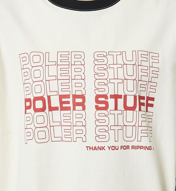 ABAHOUSE「【POLeR/ポーラー】リンガーTシャツ / 61MCV0057 / ユニセック」|Tシャツ・カットソー|
