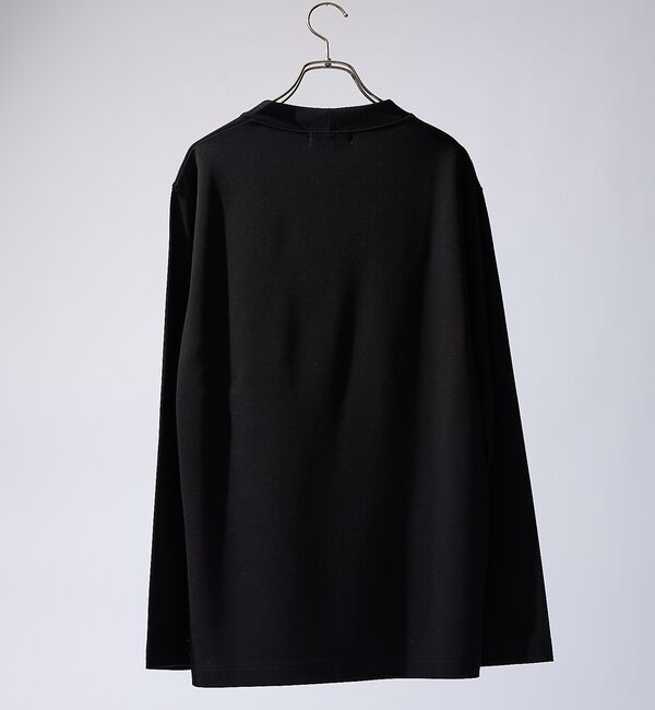 ABAHOUSE「【SMART CLOSET/WEB限定】抗菌防臭 ポンチモックネック 長袖Tシャ」|Tシャツ・カットソー|
