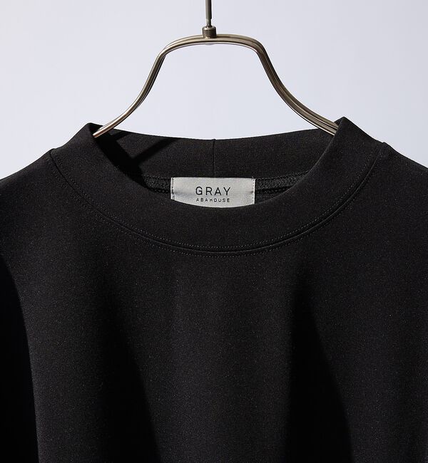 ABAHOUSE「【SMART CLOSET/WEB限定】抗菌防臭 ポンチモックネック 長袖Tシャ」|Tシャツ・カットソー|