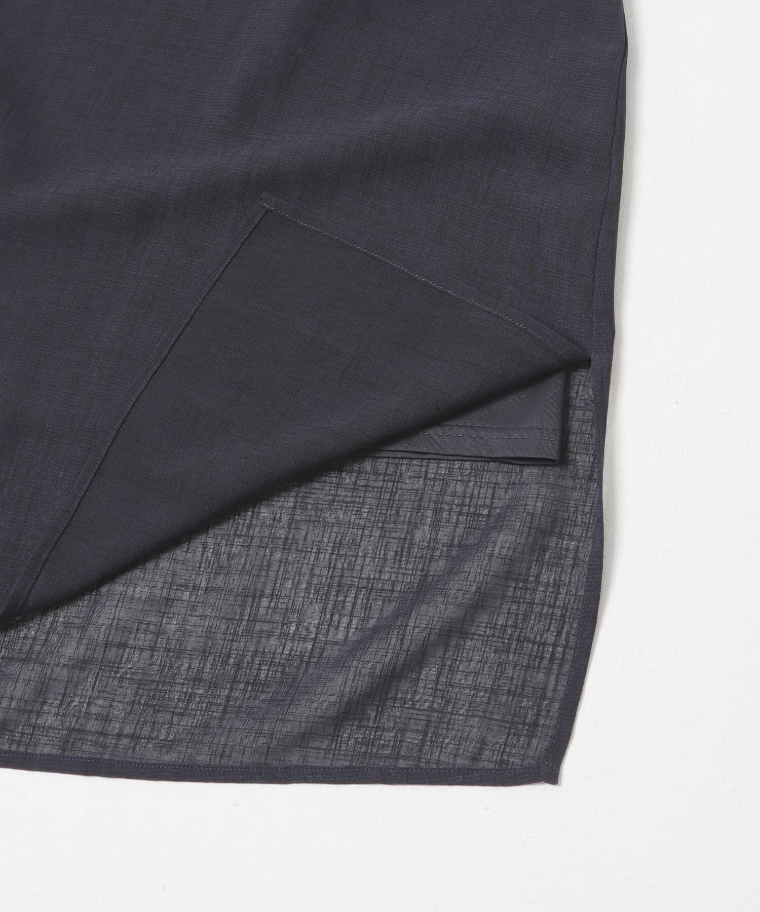 URBAN RESEARCH ROSSO「セミシアー5分袖シャツワンピース」|ワンピース|