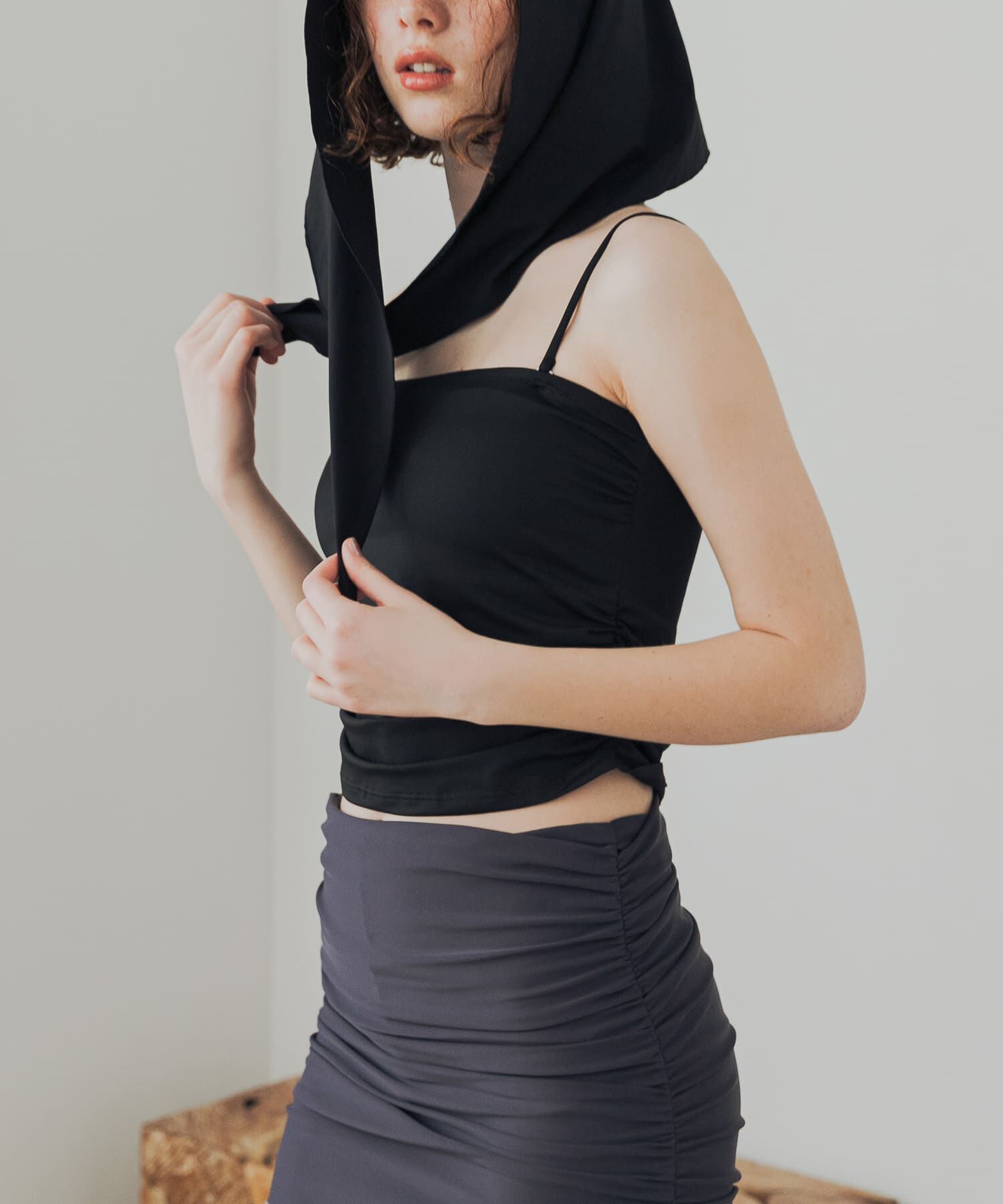 URBAN RESEARCH「『UVカット』Swim URBAN RESEARCH　スイム サイドギャザーブラトップ」|ビキニ|