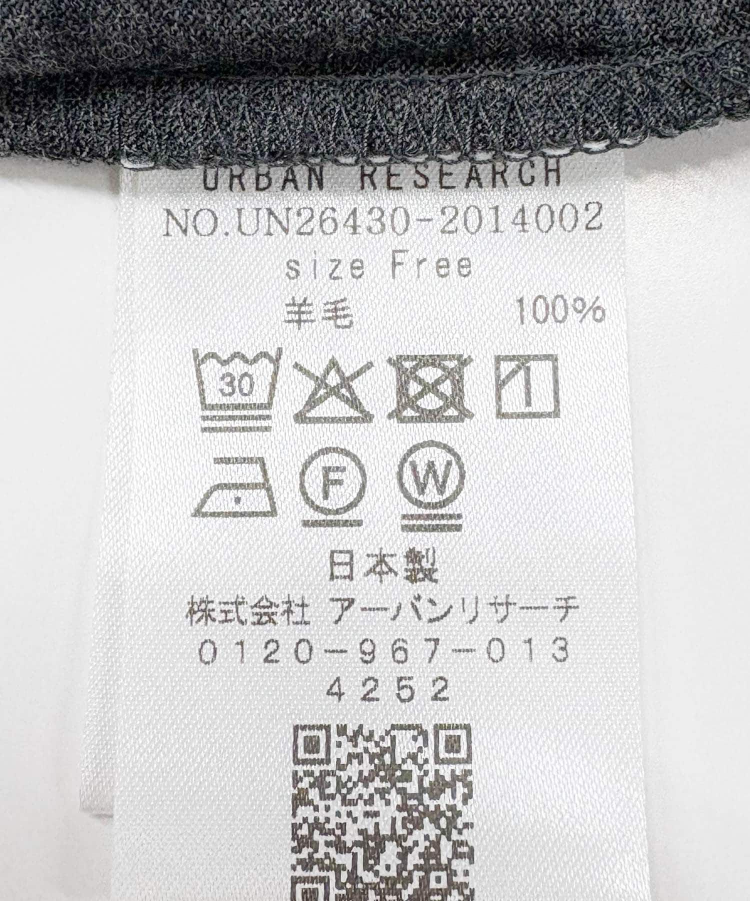 URBAN RESEARCH「new basic　WASHABLE WOOL CONTOUR TOP」|Tシャツ・カットソー|
