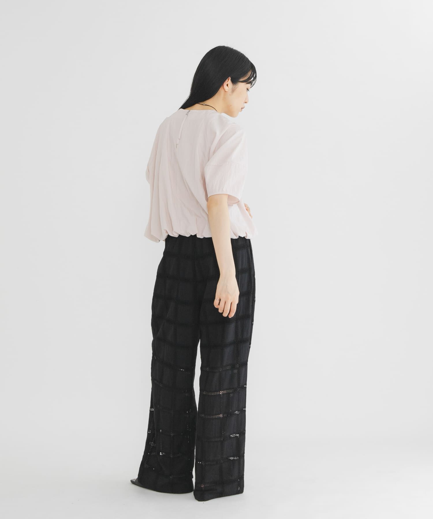  「バックZIPバルーンブラウス」|シャツ・ブラウス|