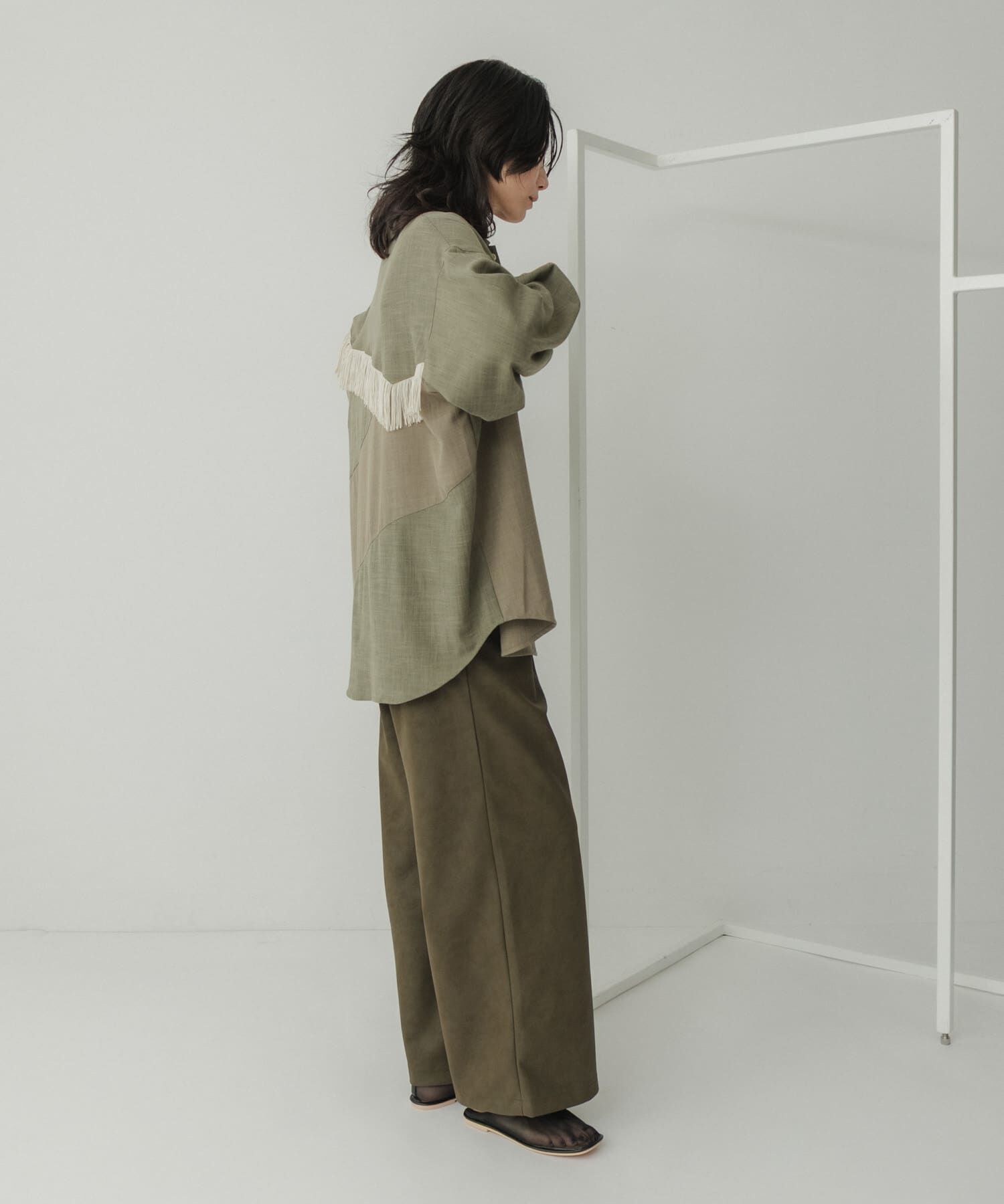  「Siltrata　Fringe pattern shirts」|シャツ・ブラウス|