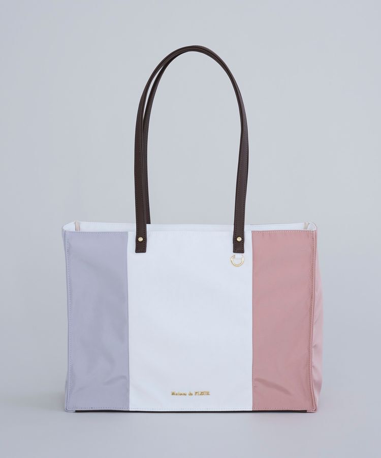 Maison de FLEUR「トリコロールスクエアトートバッグ」|トートバッグ|