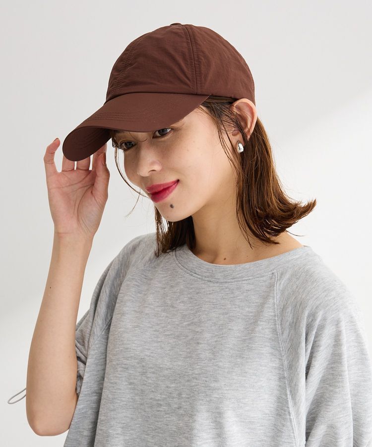 Green Parks「【遮熱・UVカット】カラーキャップ」|その他|Brown