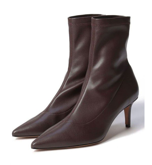 allureville「【FABIO RUSCONI per allureville】ストレッチショートブーツ」|ロングブーツ|