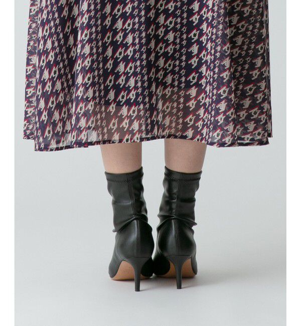 allureville「【FABIO RUSCONI per allureville】ストレッチショートブーツ」|ロングブーツ|