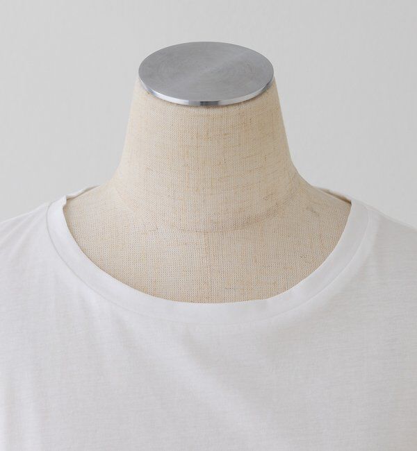  「レースヘムシルケットTシャツ」|Tシャツ・カットソー|
