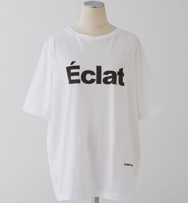  「シルケットロゴプリント&times;刺繍Tシャツ」|Tシャツ・カットソー|