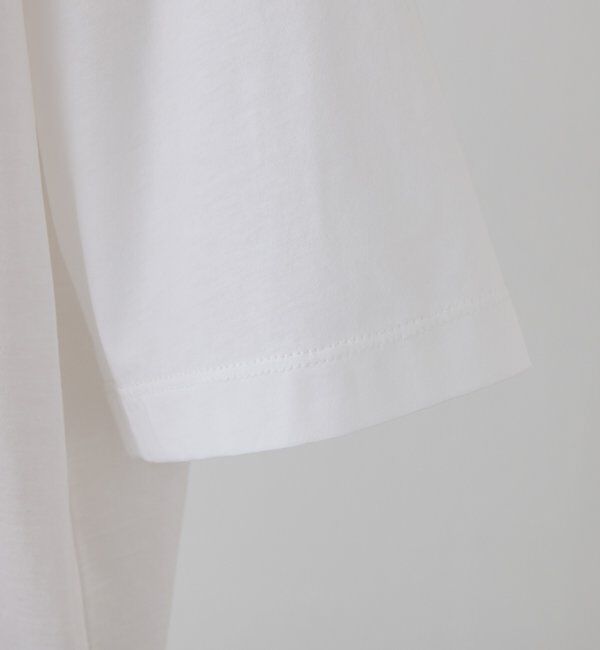  「シルケットロゴプリント&times;刺繍Tシャツ」|Tシャツ・カットソー|