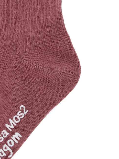 Samansa Mos2 Lagom「リボン付ハイソックス」|ソックス|